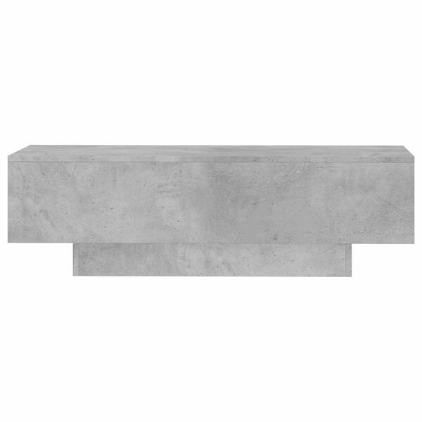 vidaXL Soffbord betonggrå 100x49,5x31 cm konstruerat trä