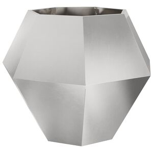 vidaXL Planteringsk&auml;rl Silver 100 x 100 x 80 cm Rostfritt st&aring;l