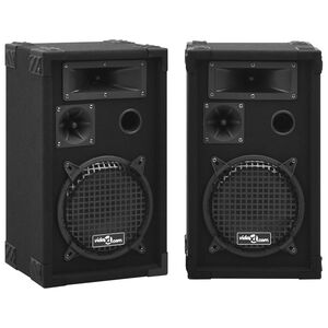 vidaXL Passiva PA-h&ouml;gtalare 2 st 800 W svart