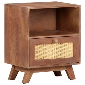 vidaXL S&auml;ngbord 40x30x50 cm massivt mangotr&auml;