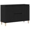 vidaXL Sideboard Svart 102 x 35 x 60 cm Konstruerat tr&auml;
