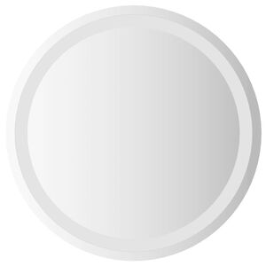 vidaXL Badrumsspegel LED 50 cm rund
