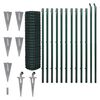 vidaXL Eurofence st&aring;l 25 x 1,5 m gr&ouml;n