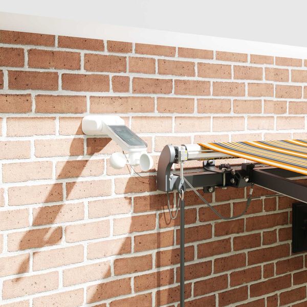 vidaXL Markis tyg med Flerf&auml;rgsdesign 450 &times; 300 cm Polyester