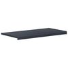 vidaXL F&ouml;nsterbr&auml;da Anthracit med tr&auml;&aring;dring 100 x 40 x 4,5 cm PVC