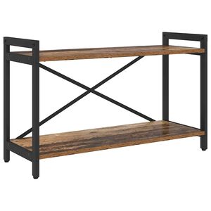 vidaXL Hyllsystem 80 x 30 x 50 cm Konstruerat tr&auml; Gammalt tr&auml;