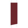 vidaXL Plisserad persienn Bordeaux r&ouml;d 45x150 cm tyg bredd 44,4 cm