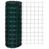 vidaXL Eurofence st&aring;l 10 x 1,0 m gr&ouml;n