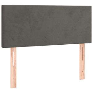 vidaXL S&auml;nggavel m&ouml;rkgr&aring; 90x5x78/88 cm sammet
