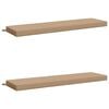vidaXL B&auml;nk Kuddar SOEST 2 st 100% Polyester Sand 140 x 40 x 8 cm