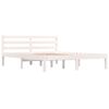 vidaXL S&auml;ngram massiv furu 140x190 cm vit