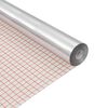 vidaXL Sj&auml;lvh&auml;ftande spegelfilm Silver 90 x 2000 cm PET