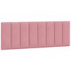 vidaXL Bed Frame without Mattress "Hanko" Pink 140x190 cm Velvet