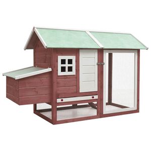 vidaXL H&ouml;nshus mocka 170x81x110 cm massiv furu & grantr&auml;