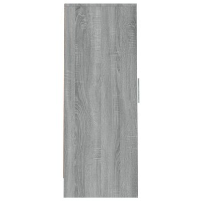 vidaXL Skoställ grå sonoma 32x35x92 cm konstruerat trä