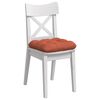 vidaXL Sittkuddar 4 pcs Röd orange 45 x 45 cm Kordread tyg