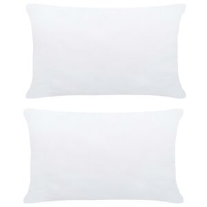 vidaXL Innerkuddar 2 st 60x40 cm vit