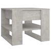 vidaXL Soffbord betonggr&aring; 55,5x55x45 cm konstruerat tr&auml;
