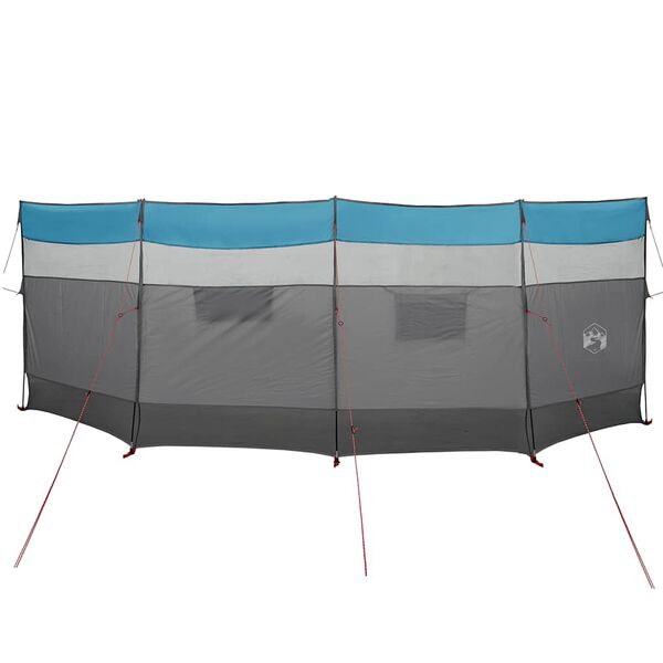 vidaXL Vindskydd för camping blå 510x153 cm vattentät