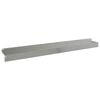 vidaXL Kant f&ouml;r gr&auml;smatta 20 pcs 100 x 10 x 8 cm St&aring;l Silver