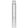 vidaXL Gabioner b&aring;gformade 7 st 300x30x180/200 cm galvaniserat j&auml;rn