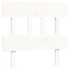 vidaXL S&auml;ngram utan madrass vit 100x200 cm massiv furu