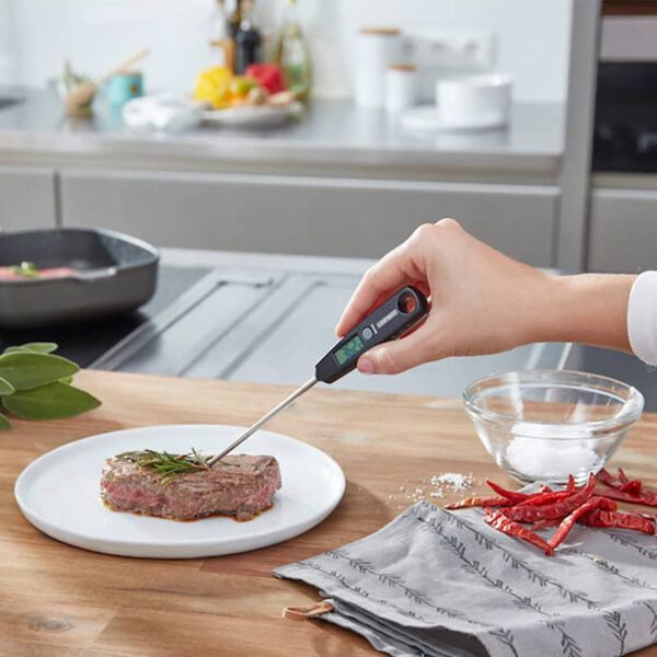 Leifheit Digital k&ouml;kstermometer svart 03095