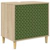 vidaXL Badrumssk&aring;p GELEEN Sonoma-ek 60 x 40 x 60 cm Konstruerat tr&auml;