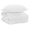 vidaXL Sommar Duvet med kudde 2 st Vit Mikrofiber