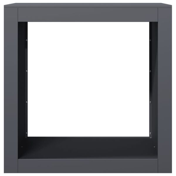vidaXL Vedst&auml;ll antracit 60x40x60 cm st&aring;l