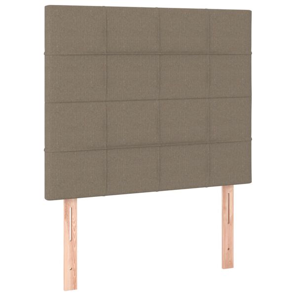 vidaXL S&auml;nggavel taupe 100x5x118/128 cm tyg