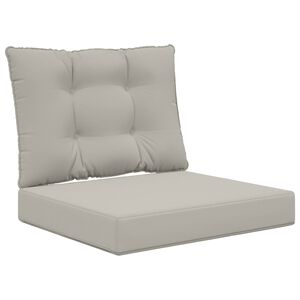 vidaXL Utomhus Soffa Kudde Polyester Gr&aring; 60 x 50,5 cm