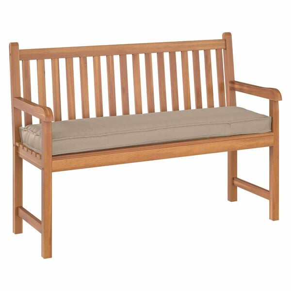 vidaXL Kudde Taupe 140 x 40 x 8 cm Oxford Tyg