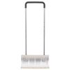 vidaXL Snöskyffel med utdragbart handtag silver 61 cm stålblad