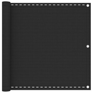 vidaXL Balkongsk&auml;rm antracit 90x300 cm HDPE