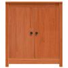 vidaXL Sideboard Vaxbrun 70 x 35 x 80 cm Massiv furu