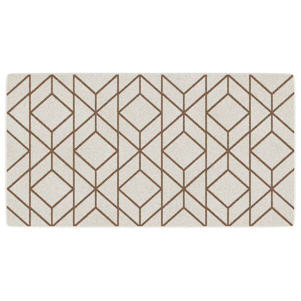 vidaXL Matta kort lugg flerf&auml;rgad inomhus/utomhus 80x150 cm halkfri