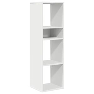 vidaXL Bokhylla vit 34x31x112 cm sp&aring;nskiva