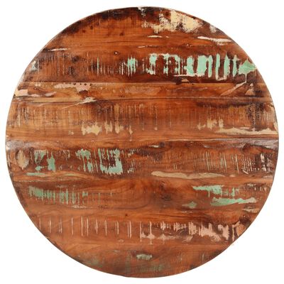 vidaXL Bordsskiva Ø 70x1,5 cm rund massivt återvunnet trä