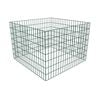 vidaXL Kompostgaller kvadrat 100 x 100 x 70 cm