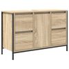 vidaXL Tv&auml;ttst&auml;llssk&aring;p med l&aring;dor sonoma-ek 90x34,5x60 cm