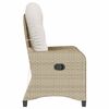 vidaXL Reclinerfåtölj Beige 56 x 66 x 95cm konstrotting