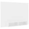 vidaXL V&auml;ggmonterat tv-sk&aring;p vit 135x23,5x90 cm konstruerat tr&auml;