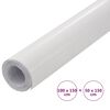 vidaXL Bilfoliering 2 st 4D vit 100x150 cm+50x150 cm