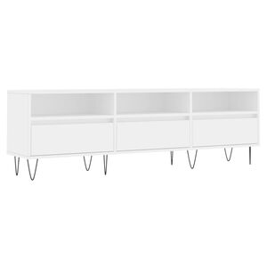 vidaXL Tv-b&auml;nk vit 150x30x44,5 cm konstruerat tr&auml;