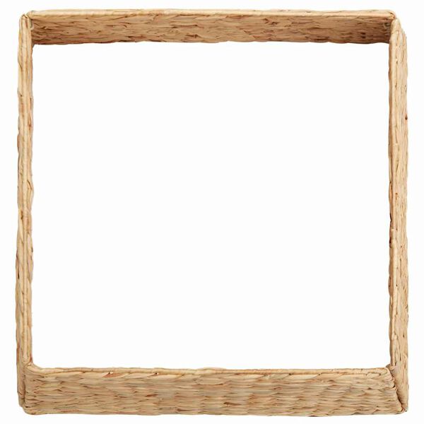 vidaXL Jultr&auml;dskrage Brun 70 x 70 x 28 cm Vattenhyacint