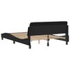 vidaXL Bed Frame "Dover" Black 120x200 cm Faux Leather