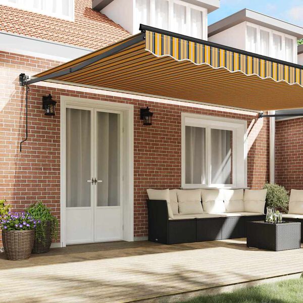 vidaXL Markis Flerf&auml;rgsdesign 500 x 300 x 165 cm Polyester och metall