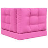 vidaXL Utomhus Soffa Kudde 3 pcs Rosa Polyester