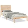 vidaXL S&auml;ngram utan madrass extra l&aring;ng 100x220 cm massivt tr&auml;